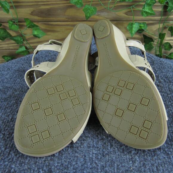 Naturalizer Women Shaw Gladiator Beige Synthetic Sz 6.5 Medium Gently Used 2025 - Picture 7 of 7
